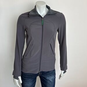 LULULEMON - Ladies Charcoal / Coal Outershell SoftShell Jacket.